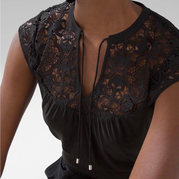 NWT WHBM Openwork Notch Tank - Picture 2 of 12